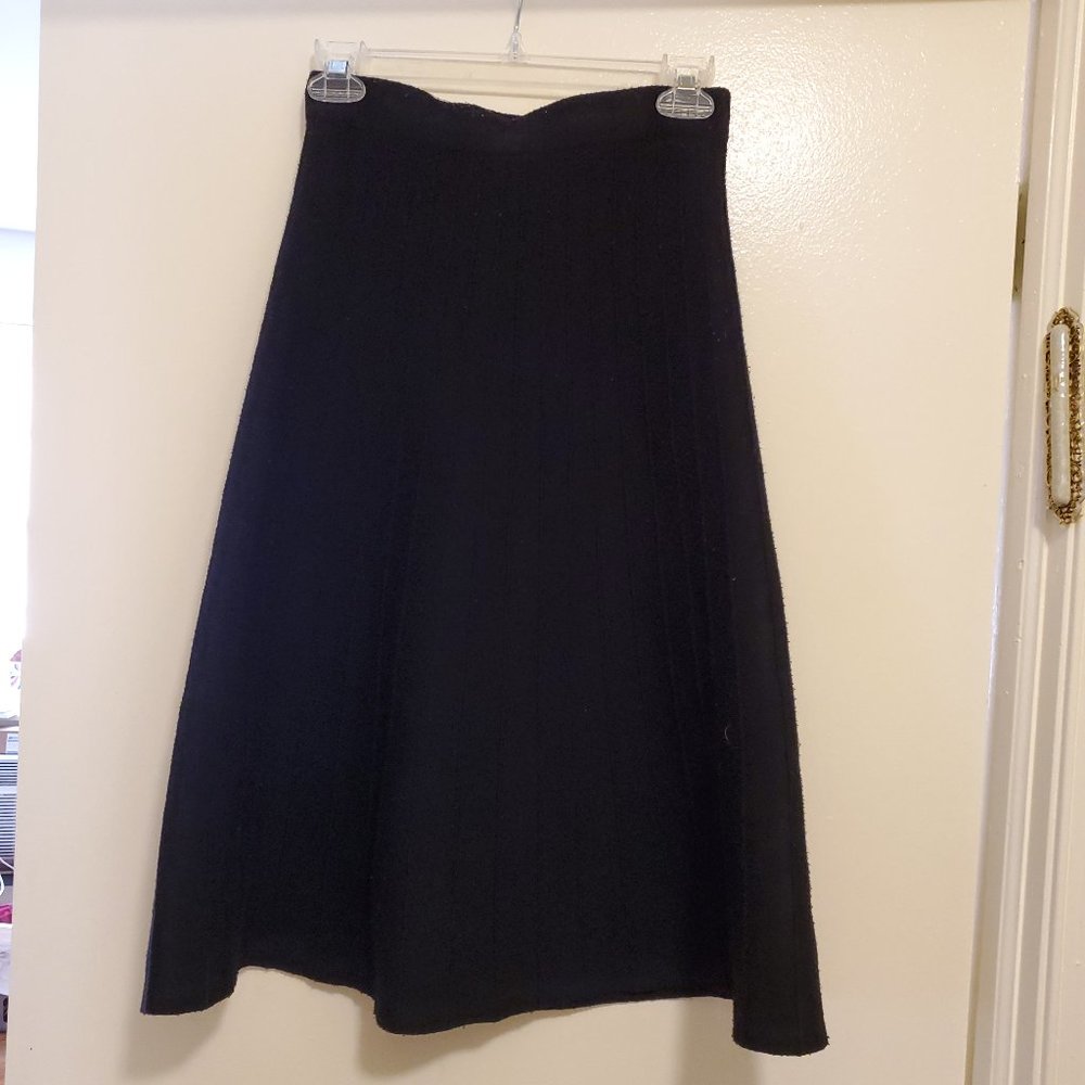 Black Knit Skirt
